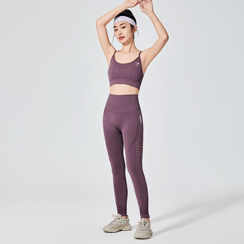 Legging Sukan Wanita dengan Rekaan Mesh